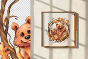 Woodland Friends Autumn Animals, an Animal Illustration by Gribanessa (Thumbnail 3 of 4)