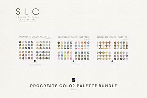 17 Procreate Color Palette - BUNDLE