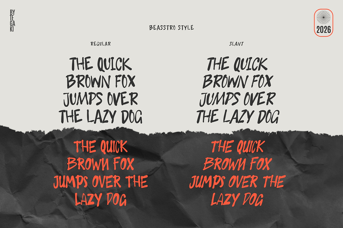 Beasstro, a Font by rudiSasori (Photo 9 of 12)