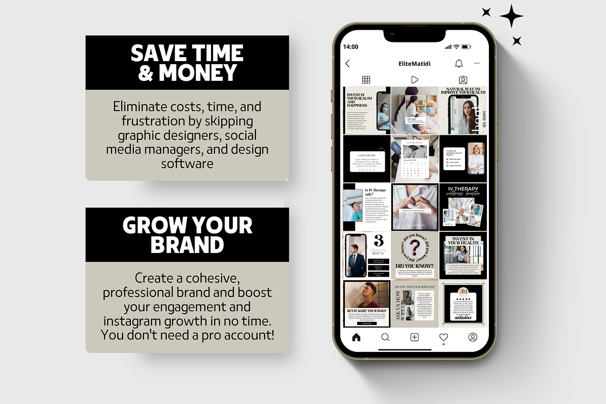 Iv Therapy Instagram Post Template preview 3