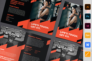 Gym Training Brochure Bifold