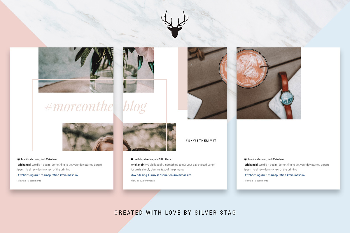 #InstaGrid 1.0 Canva Puzzle Template, a Social Media Template by SilverStag Type Foundry (Photo 13 of 14)