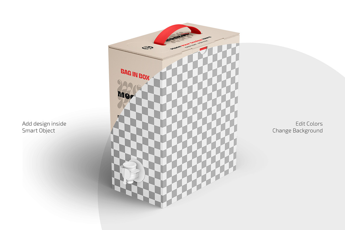 Bag in Box Mockup Set, a Packaging Mockup by Country4k (Photo 2 of 4)