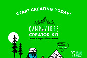 CAMP VIBES - Procreate Stamps, a Brush Add-On by Walking_Designs (Thumbnail 7 of 7)