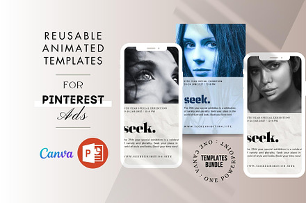 PPT Canva Pinterest Ad - Style Looks, a Social Media Template by VidBazaar