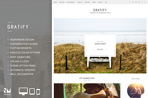 Gratify - Responsive Wordpress Theme