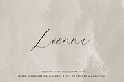 Loenna - Calligraphy Font, a Script Font by Isidore & Augustine (Thumbnail 1 of 5)
