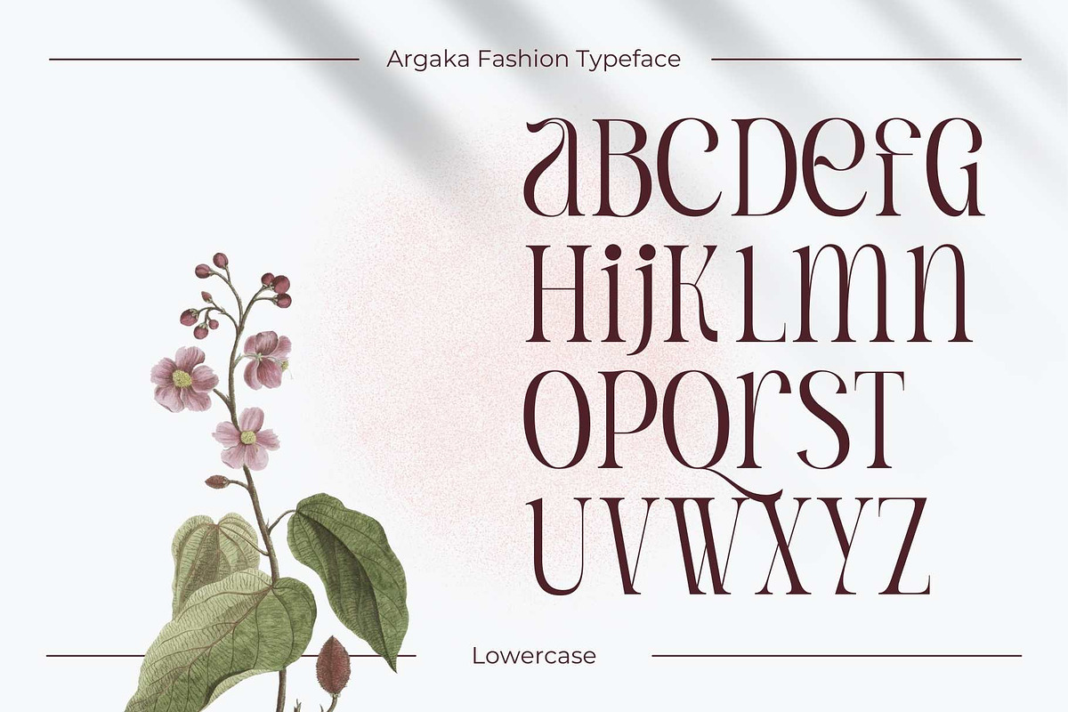 Argaka Fashion - Modern Serif, a Serif Font by Nirmana Visual (Photo 4 of 10)