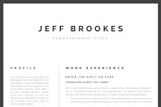 Professional CV Resume Template, a Resume Template by Resume Angels (Thumbnail 3 of 10)