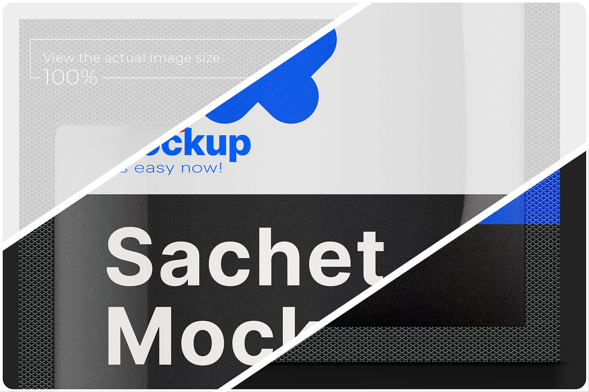 Transparent Sachet Mockup, a Packaging Mockup by Reformer Mockup (Photo 4 of 4)