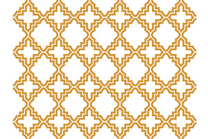 Abstract geometry pattern in Arabian, a Decorative Illustration by RODINA