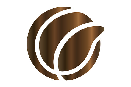 Coffee Bean Logo, a Branding & Logo Template by Rhealea_Design