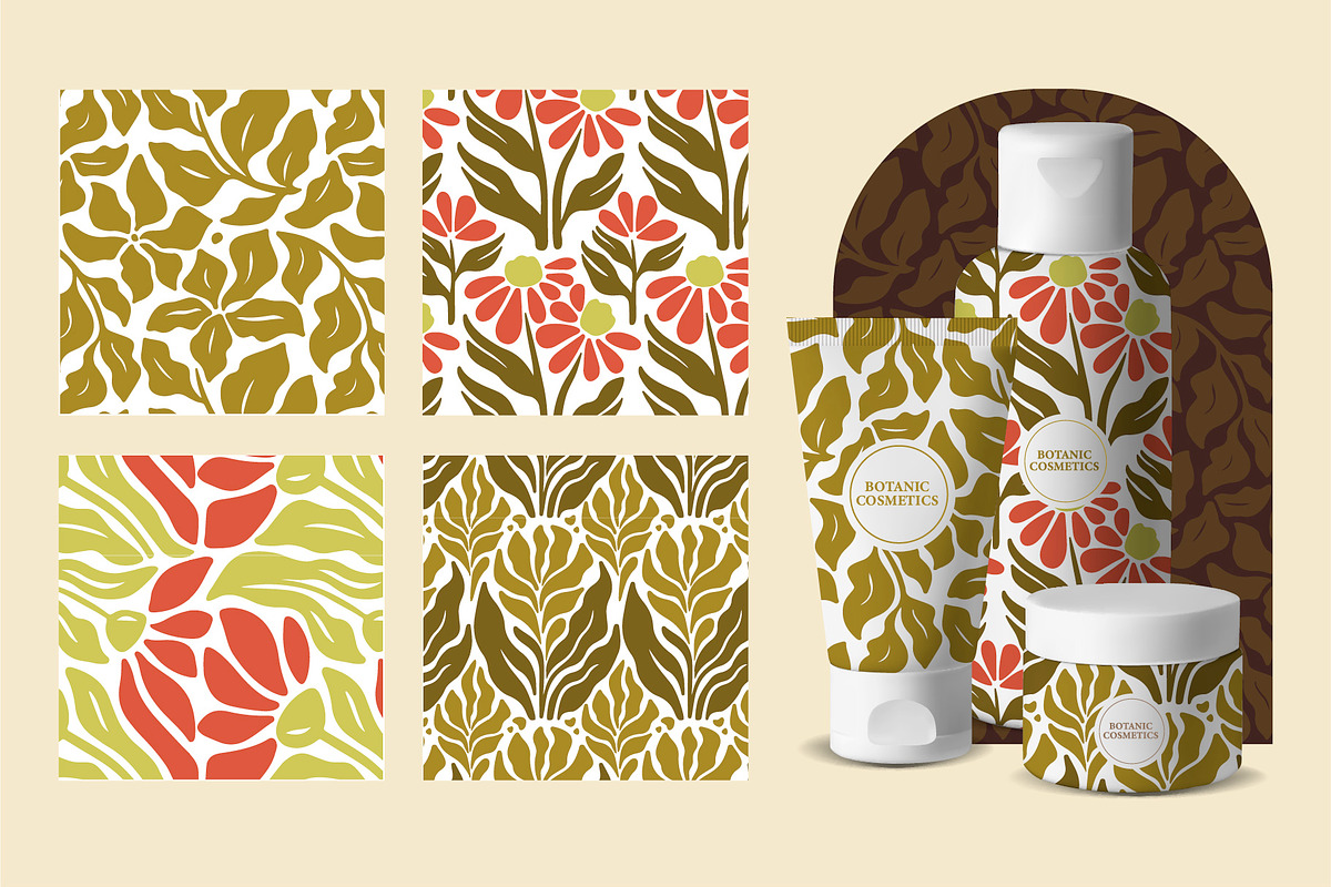 Hand-Drawn Earthy Wildflowers Kit, a Pattern Graphic by Lettering_Logo (Photo 9 of 17)