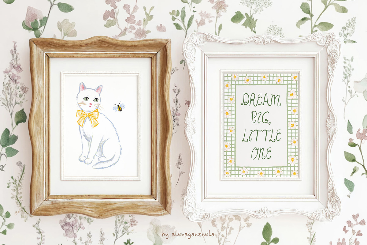 Picnic time - illustrations & frames, an Object Graphic by alenaganzhela (Photo 11 of 11)