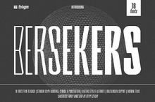 Bersekers Family - Condensed Sans