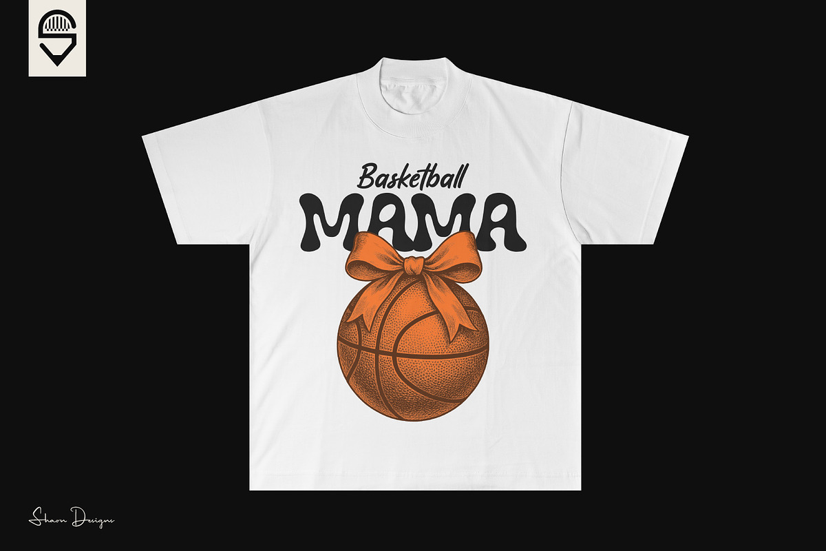 Basketball Mama, T-shirt Design, a Graphic by shaondesigns (Photo 2 of 4)