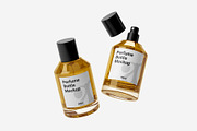 Perfume Bottle Mockup, a Cups & Container Mockup by Akebareee (Thumbnail 1 of 3)