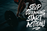 Herdrock Brush Advertisement Font, a Script Font by Creatype Studio (Thumbnail 4 of 5)
