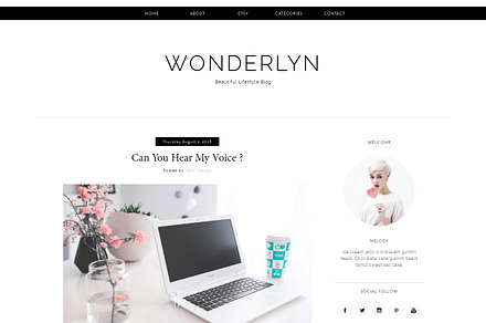 Blogger Template - Wonderlyn