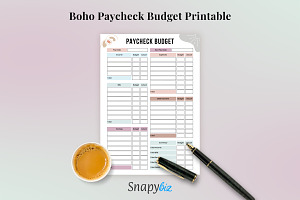 Paycheck Budget Worksheet