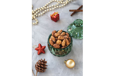 Candied or sugared almond in glass, a Food & Drink Photo by Lermont51