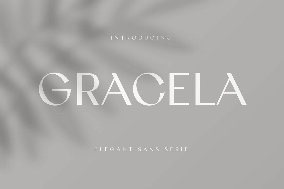 Gracela Sans Serif Elegant, a Sans Serif Font by Yukita Creative (Photo 1 of 11)