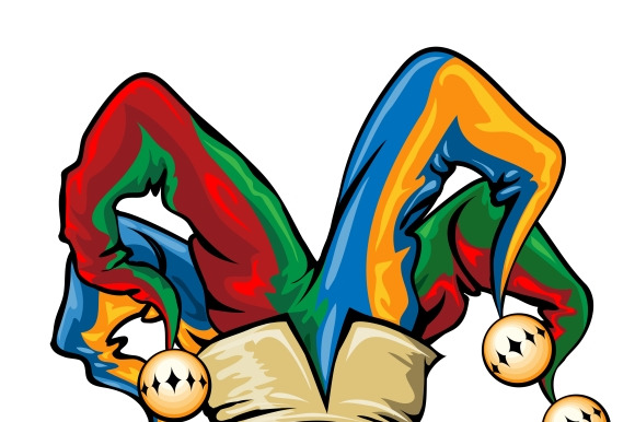 Colored Vector Jester Hat