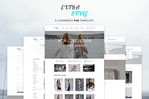 Extra Style - E-commerce PSD