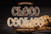 Choco Cookies, a Font by Rochart (Thumbnail 1 of 8)