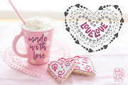 60 Hand Drawn Romantic Pattern Brush, a Brush Add-On by Mallinka (Thumbnail 12 of 12)