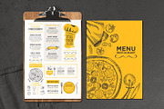 FREE! Trifold + Menu Template, a Brochure Template by BarcelonaShop (Thumbnail 2 of 5)