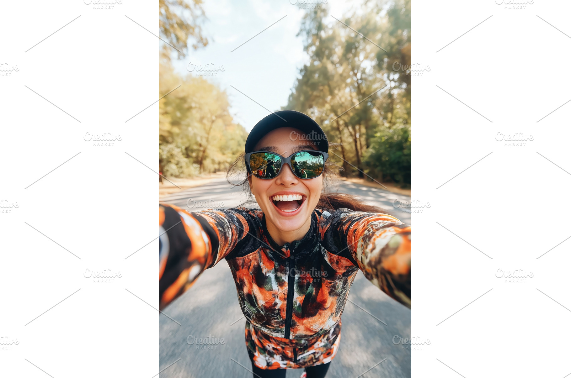 A young woman in athletic wear takes, a Nature Photo by Sergey Kotenev