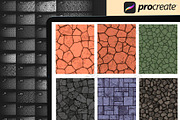 120 Procreate Stone Textures Brushes, a Brush Add-On by DrawingStoryShop (Thumbnail 2 of 6)