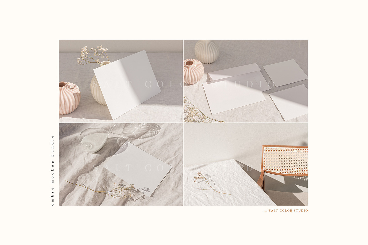 Ombre - Frame and Stationery Mockups, a Household Mockup by Salt Color Studio (Photo 4 of 12)