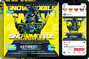 Snowmobile Event Flyer, a Flyer Template by regalDRAW (Thumbnail 1 of 5)