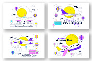 10 National Aviation Day, a Transportation Illustration by denayunebgt (Thumbnail 3 of 4)