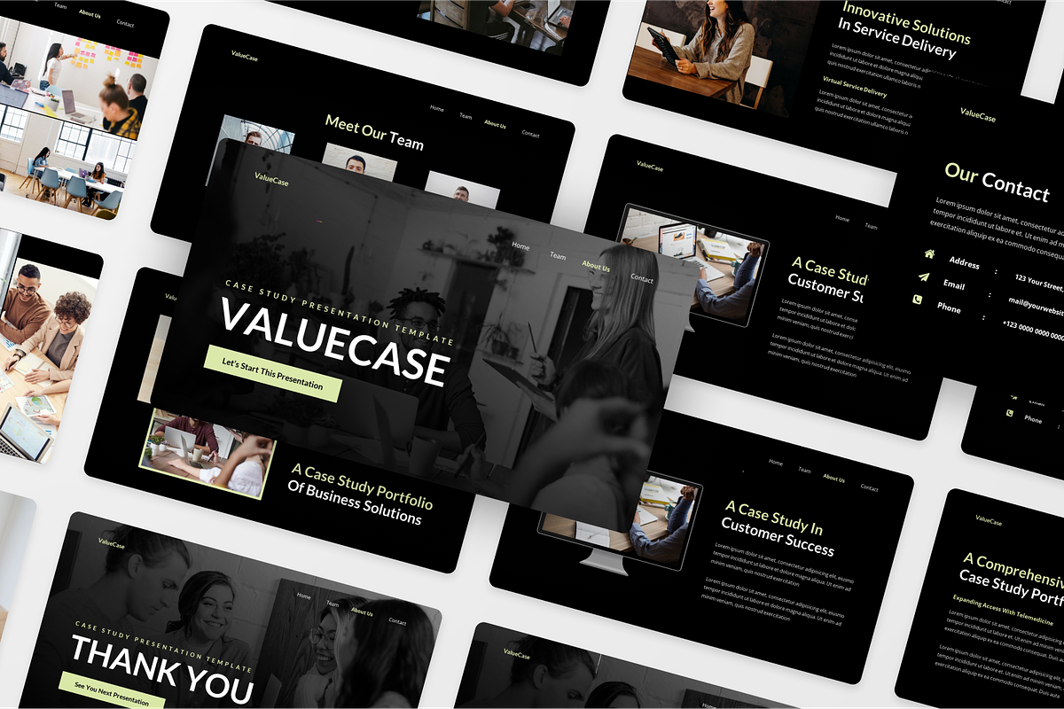 Case Study Presentation Powerpoint, a Presentation Template by Annora Studio (Photo 5 of 5)