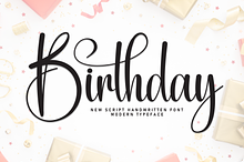 Birthday | Script Font