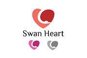 Beautiful Cute Swan Heart Love, a Branding & Logo Template by jongcreative (Thumbnail 4 of 4)