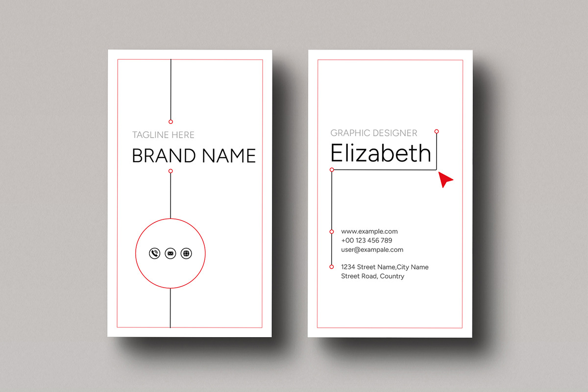 Professional Business ID Card, a Business Card Template by MightyDesign (Photo 1 of 6)