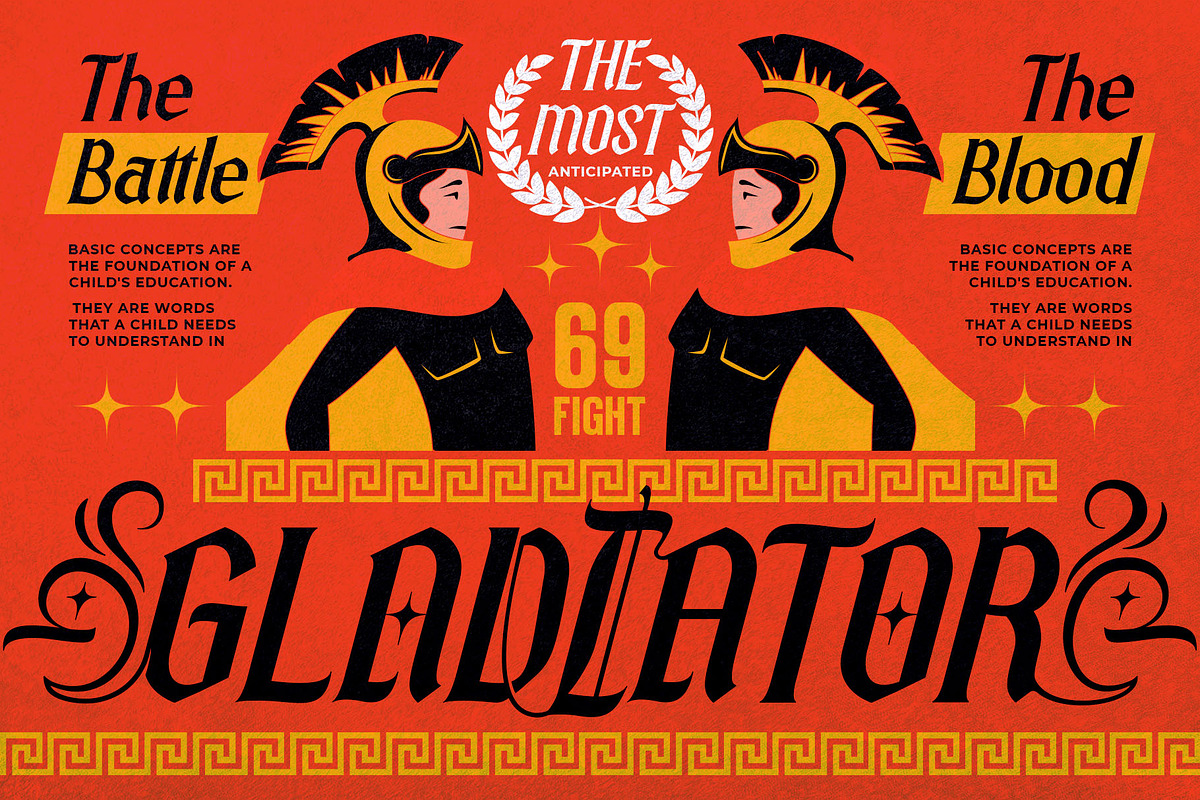 Trust Parade Typeface, a Blackletter Font by alit design (Photo 11 of 17)