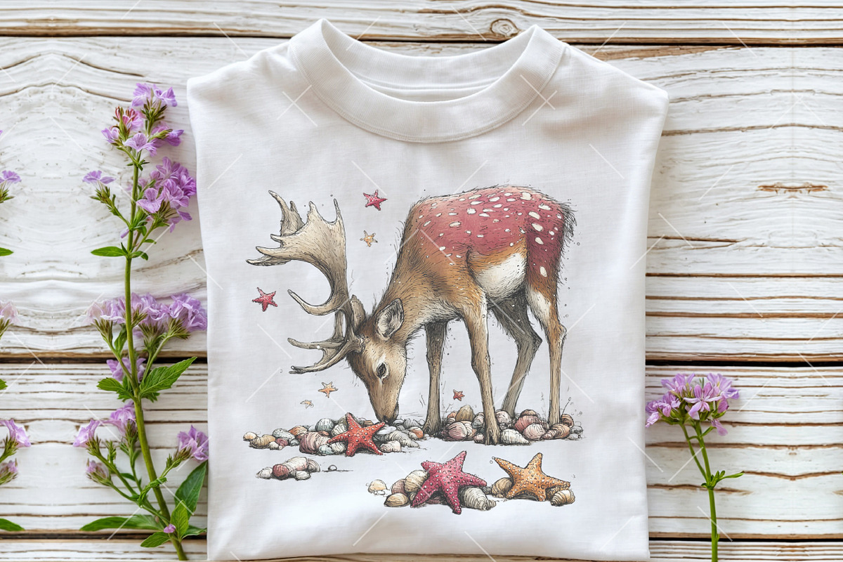 Summer Woodland Animals Clipart, an Illustration by OK Design (Photo 6 of 6)