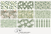 70 sage green seamless pattern, a Pattern Graphic by Poppy Lane Studio (Thumbnail 6 of 10)