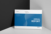 Annual Report Template Landscape, a Brochure Template by DesignCrest (Thumbnail 3 of 13)