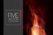 Abstract fire flames, an Object Illustration by majcot (Thumbnail 1 of 5)