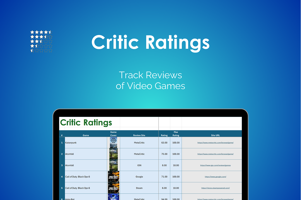 Video Game Tracker preview 3