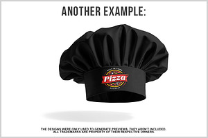 Chef Hat Mockup PSD