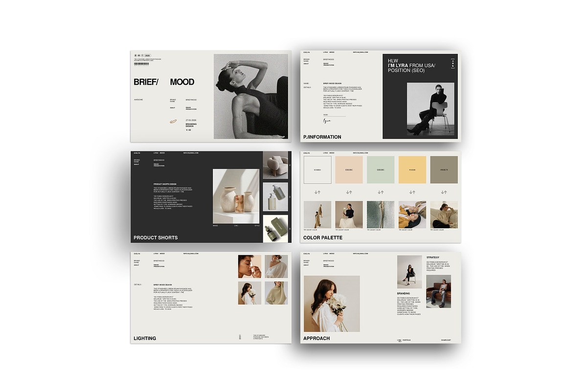 Mood And Brief Template, a Presentation Template by slidestock55 (Photo 8 of 10)