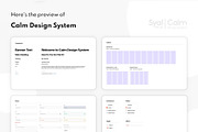 Calm Design System – Freebie, a Wireframe Template by SyalUIUX (Thumbnail 3 of 4)