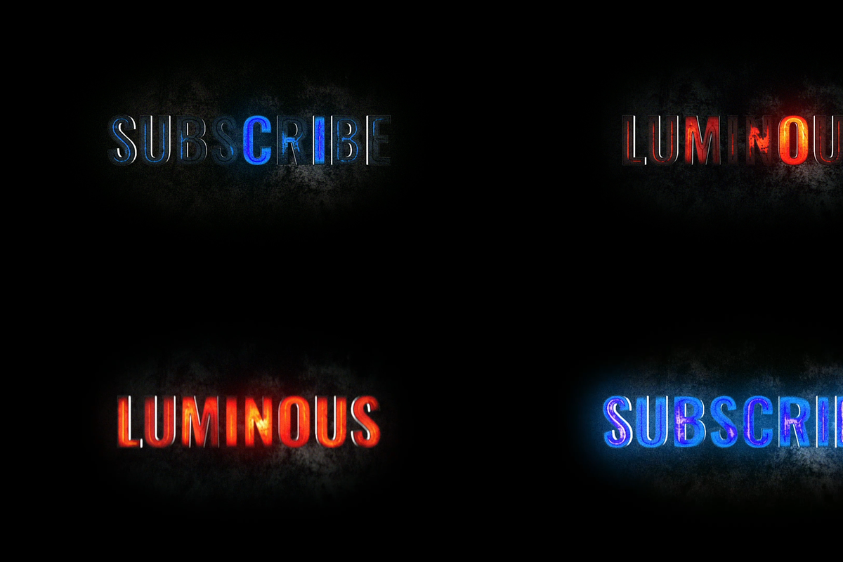 Illuminated Text for Premiere Pro, a Branding & Logo Template by FlashFXbox (Photo 2 of 2)